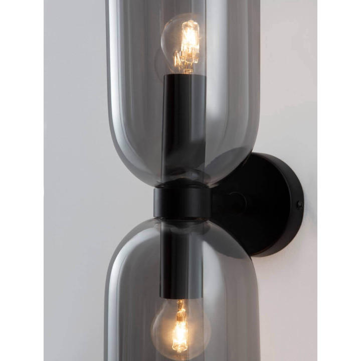 LUCES REPOS LE42647 kinkiet z dymionymi kloszami w kształcie klepsydry