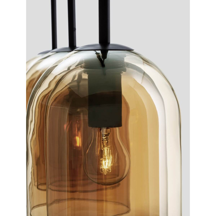 LUCES BONAO LE42641/4 triple pendant lamp with double glass