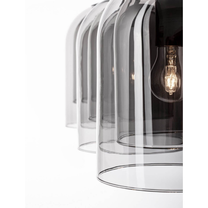 LUCES BONAO LE42641/4 triple pendant lamp with double glass