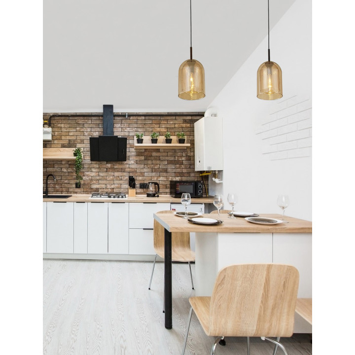 LUCES BONAO LE42641/4 triple pendant lamp with double glass