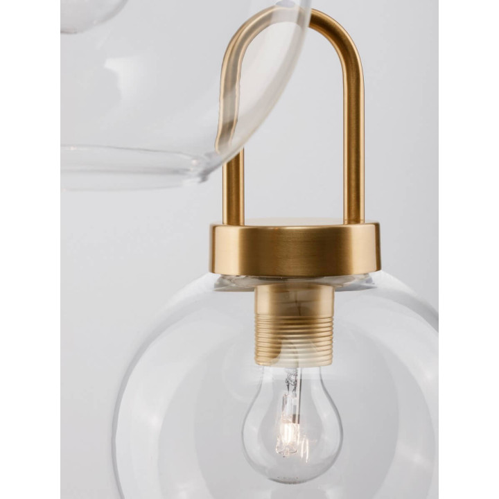 LUCES BANES LE42655 lampa wisząca z 3 szklanymi kloszami