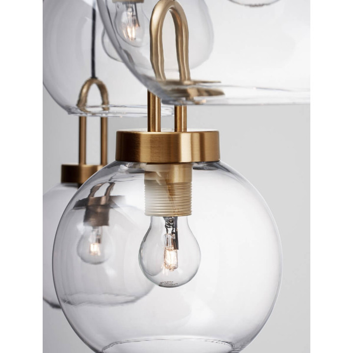 LUCES BANES LE42654 4xE27 pendant lamp for dining tables and islands