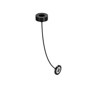 LUMEA Tube SL1103 black base ceiling round with 2m electric cable
