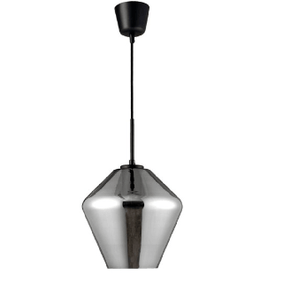 LUCES CANETE LE41939 pendant lamp with a geometric glass shade