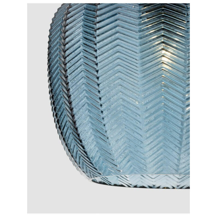 LUCES BURGOS LE41916/7/8 pendant lamp, herringbone pattern shade