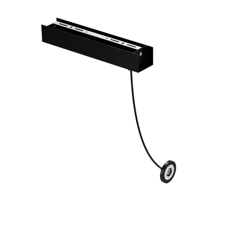 LUMEA Tube SL1104 rectangular black base ceiling + 2m electric cable