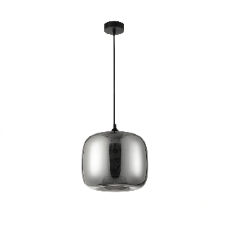 LUCES CANTOS LE41943 lampa wisząca designerski dymiony klosz E27
