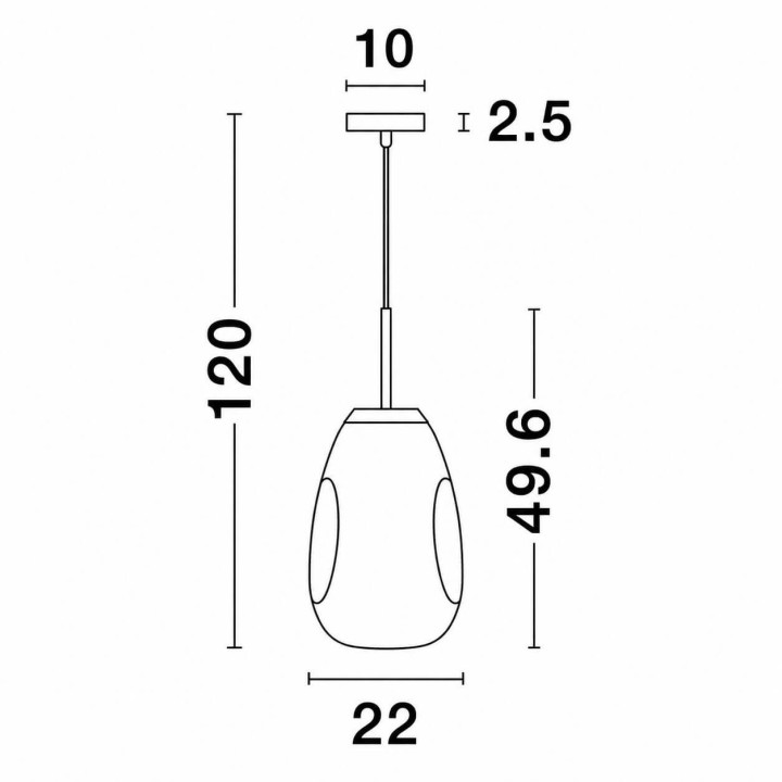 LUCES CARMEN LE41948/50/52 pendant lamp, lava-motif shade, 3 colors