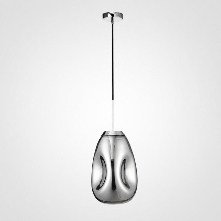 LUCES CARMEN LE41948/50/52 pendant lamp, lava-motif shade, 3 colors