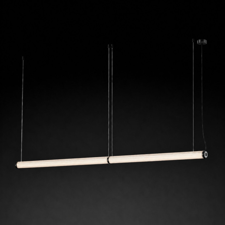LUMEA Tube SL1097 LED Pendant Lamp 3000K&ndash;4000K black 120&ndash;150cm
