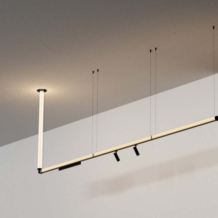 LUMEA Tube SL1105 LED Pendant Lamp 120&ndash;150cm with 48V track 3.6mm