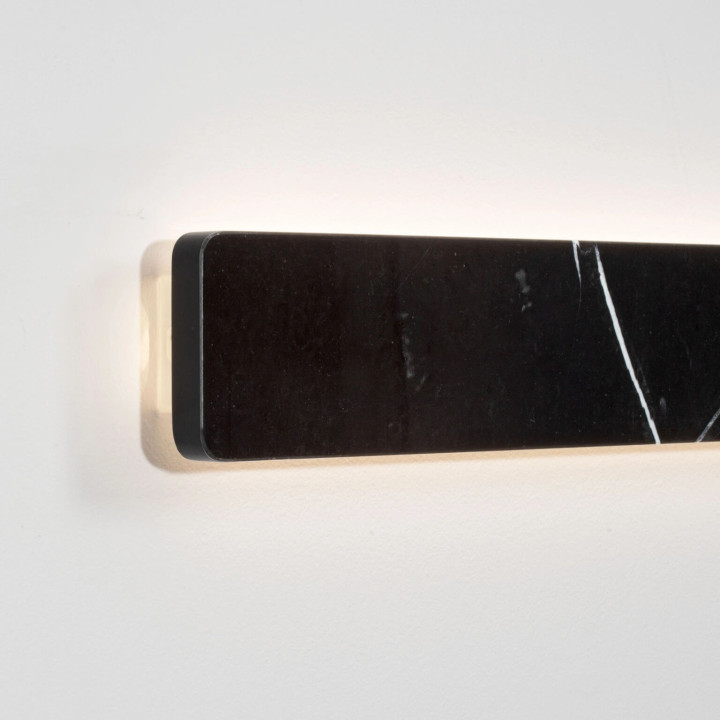 LUCES ALYSSA wall LED lamp 60cm 3000K white marble, black marble