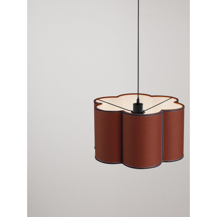 LUCES BLOOSY linen and metal pendant lamp &ndash; available in 3 colors