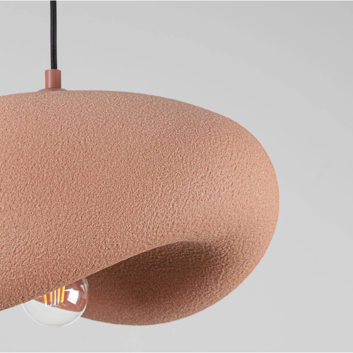 LUCES BAMBEL modern pendant lamp white, gray, terracota 1xE27