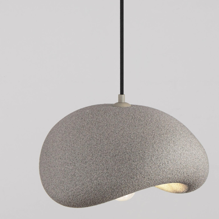 LUCES BAMBEL modern pendant lamp white, gray, terracota 1xE27