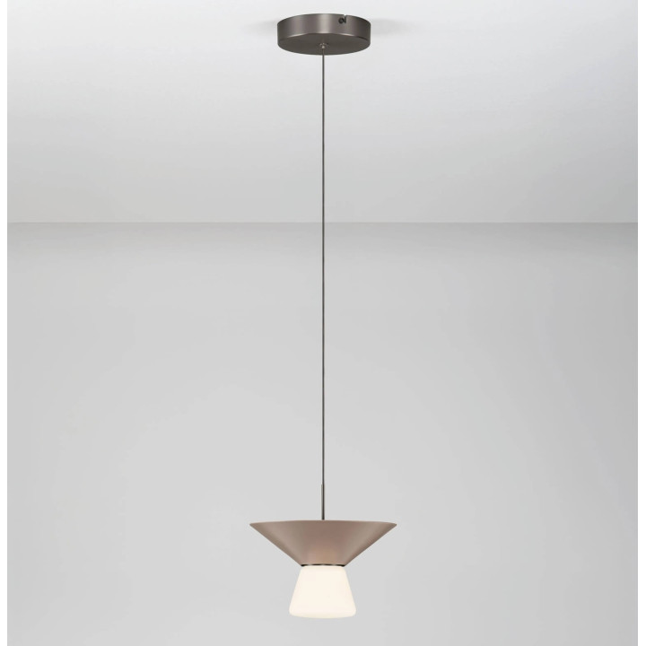 LUCES BARIS glass and metal pendant lamp, trendy colors and 2 sizes