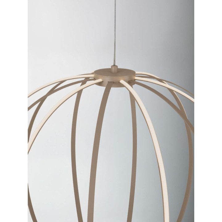 LUCES BREA LED pendant lamp, adjustable light color, beige