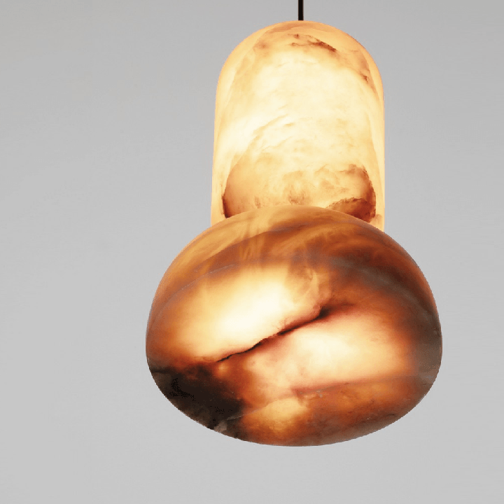 LUCES PIERO decorative dark alabaster LED 9W pendant lamp