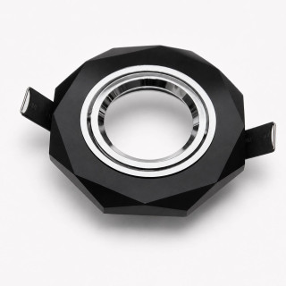 BPM Crystal 3095 black glass recessed ceiling light