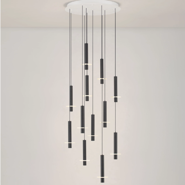 LUCES NOEMI 65W LED pendant lamp made of alabaster and metal
