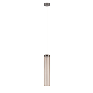LUCES BRIELLE lampa wisząca LED 6W elegancki, ryflowany klosz