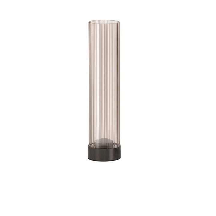 LUCES BRIELLE 5W LED table lamp &ndash; a combination of glass and metal
