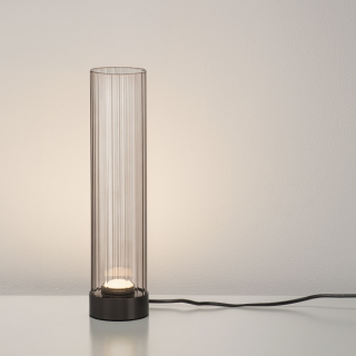 LUCES BRIELLE 5W LED table lamp &ndash; a combination of glass and metal