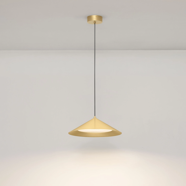 LUCES DARIO 21W 3000K LED pendant lamp, conical shade, 3 colors