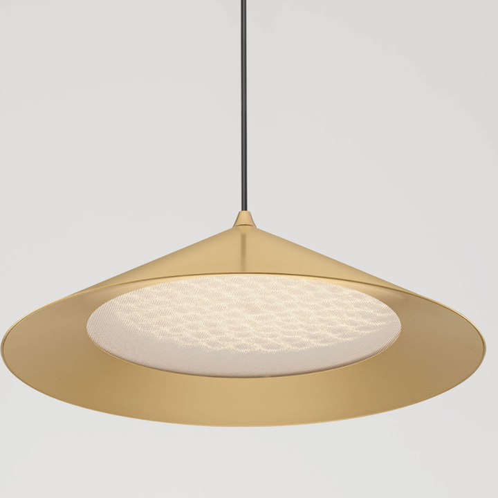 LUCES DARIO 21W 3000K LED pendant lamp, conical shade, 3 colors
