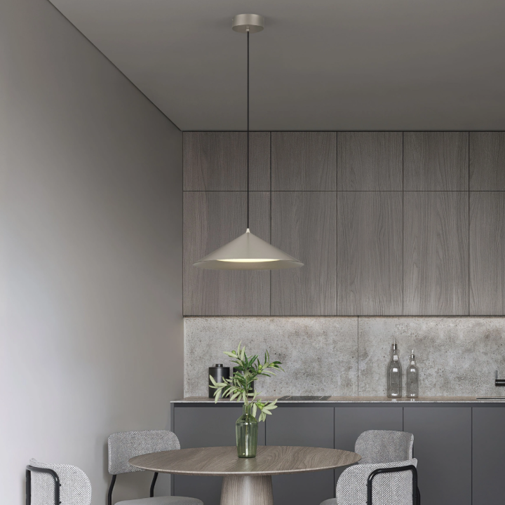LUCES DARIO lampa wisząca LED 21W 3000K stożkowy klosz, 3 kolory