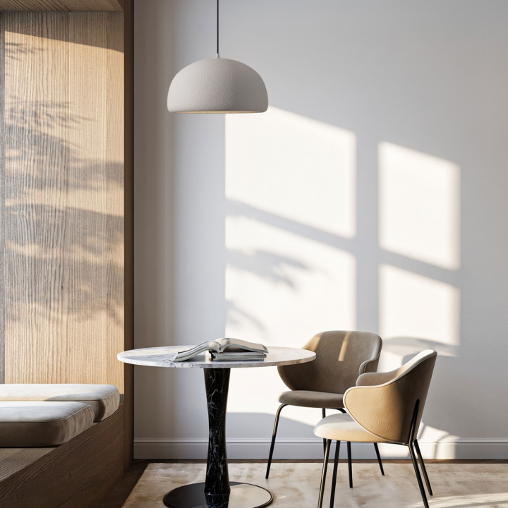 LUCES DAVO stylish pendant lamp E27 12W 43/50cm 3 colors