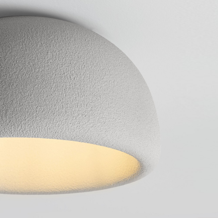 LUCES DAVO E27 12W ceiling light, 44/50 cm &ndash; white, gray, terracotta