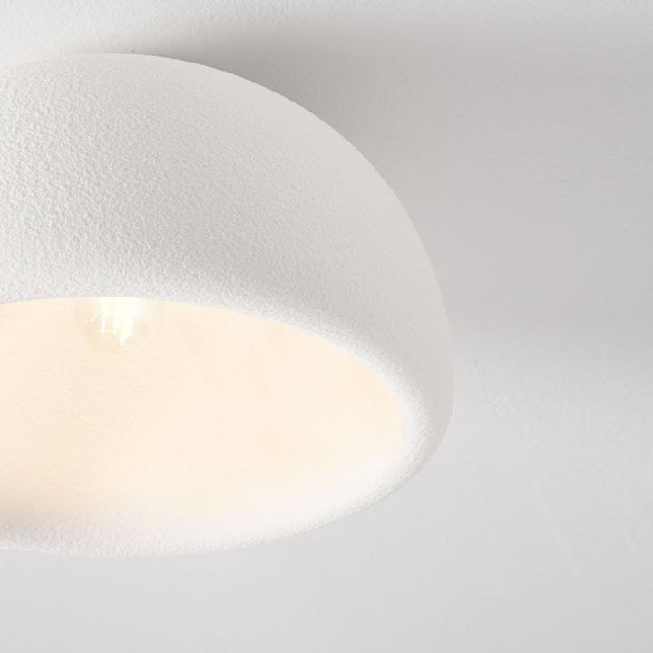 LUCES DAVO plafon sufitowy E27 12W 44/50cm biały, szary, terakota
