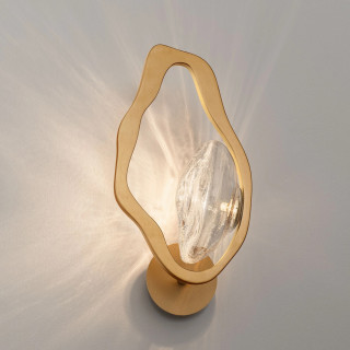 LUCES DENISE 4W gold LED wall lamp, unique design