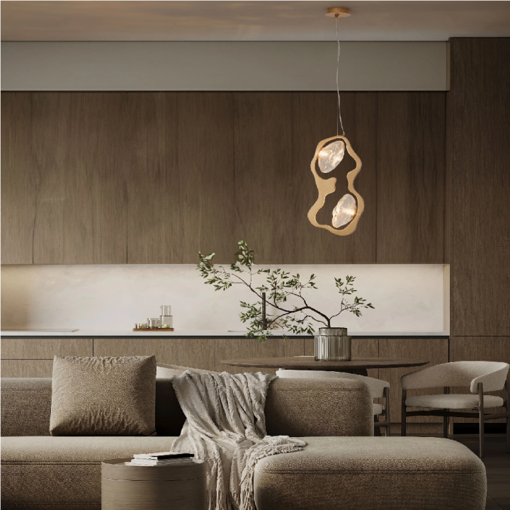 LUCES DENISE 6W LED pendant lamp with bubble glass