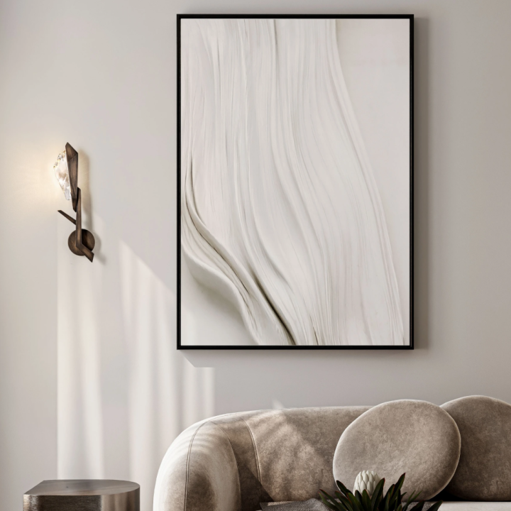 LUCES GRETA LED wall light 6W, antique bronze and clear glass, 3000K
