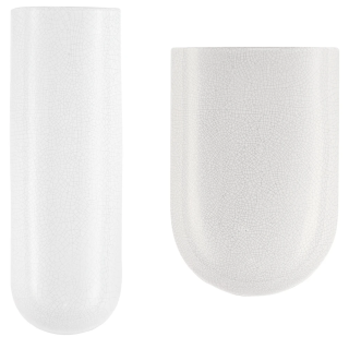 LUCES PAZO ceramic wall lamps &ndash; elegant, sculptural fixtures.