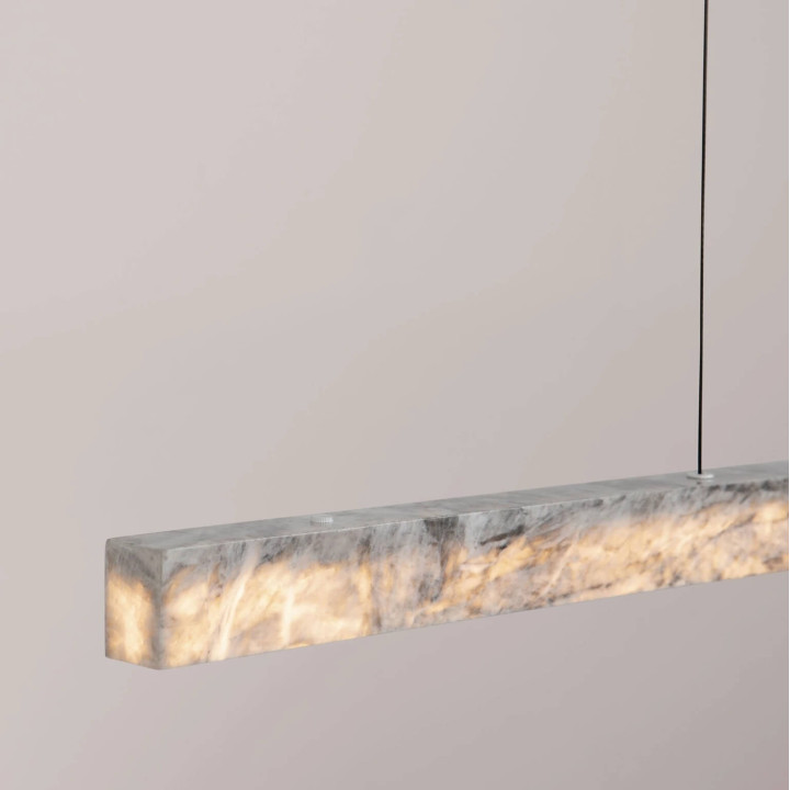 Luces Alhendi LE45794 Natural Marble LED Pendant Light | Salon LED
