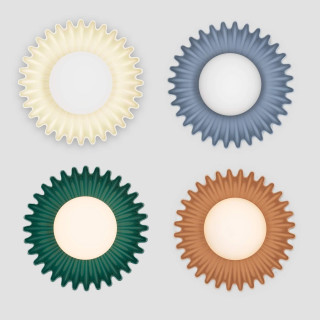 LUCES ALMENDA LE45269 ceramic and glass wall lamp, 4 colors