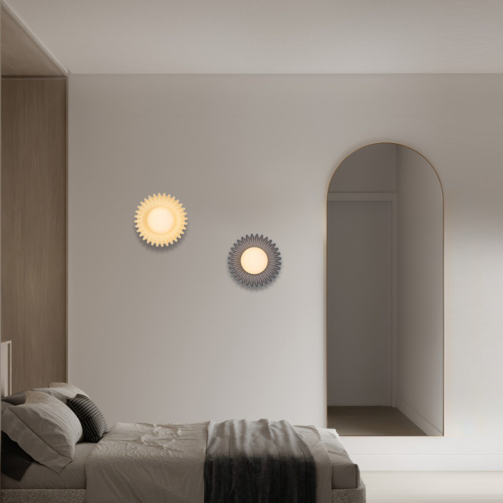 LUCES ALMENDA LE45269 ceramic and glass wall lamp, 4 colors