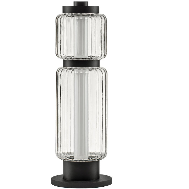 LUCES ALQUERI LE45809 7W LED table lamp made of ribbed glass
