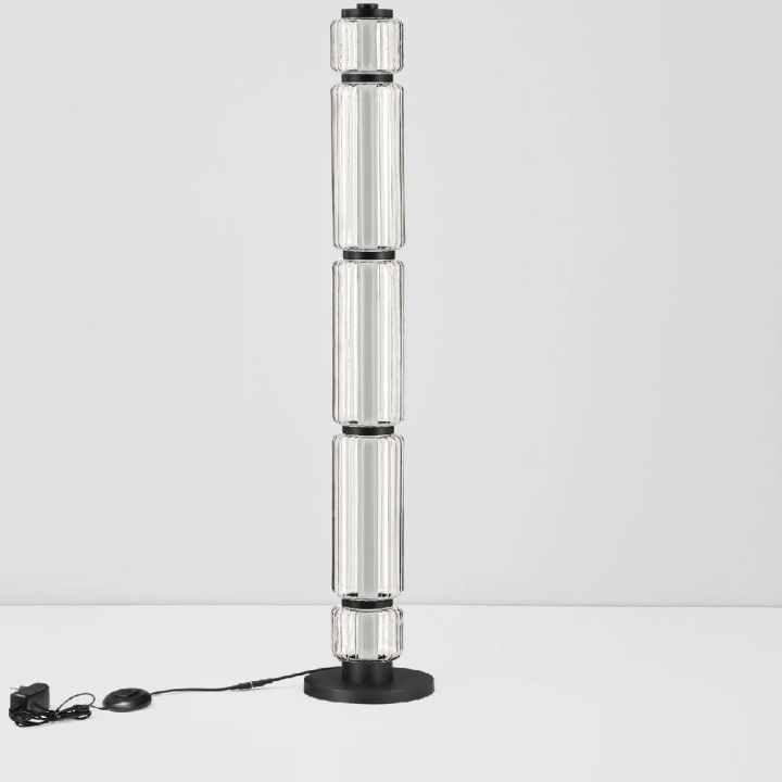 LUCES ALQUERI LE45810 lampa podłogowa LED 23W 123cm eleganckie szkło