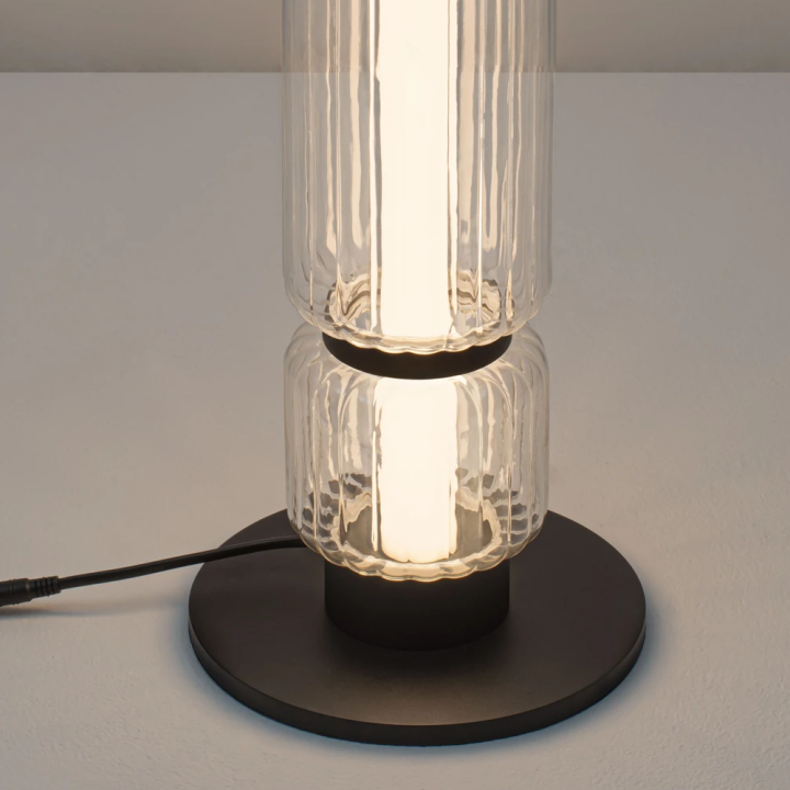 LUCES ALQUERI LE45810 LED floor lamp 23W 123cm glass and aluminum