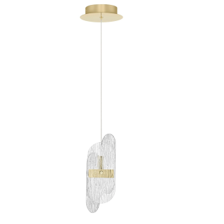 LUCES BOSSOST LE45952/3 9W LED pendant light, textured glass