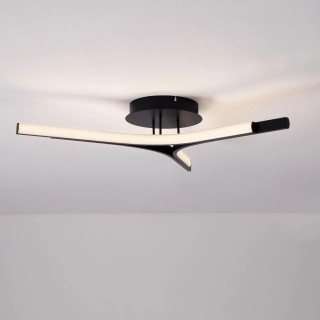 LUCES UJUE LE46226 nowoczesna lampa sufitowa LED 29W czarna 3000K