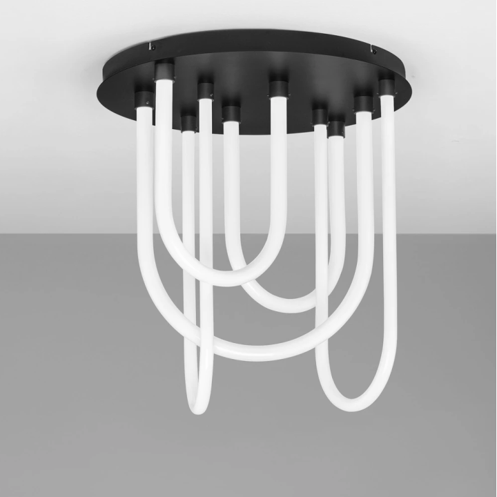 LUCES TABERNAS LE46152 lampa sufitowa LED 55W 3000K 5 świecących pętli