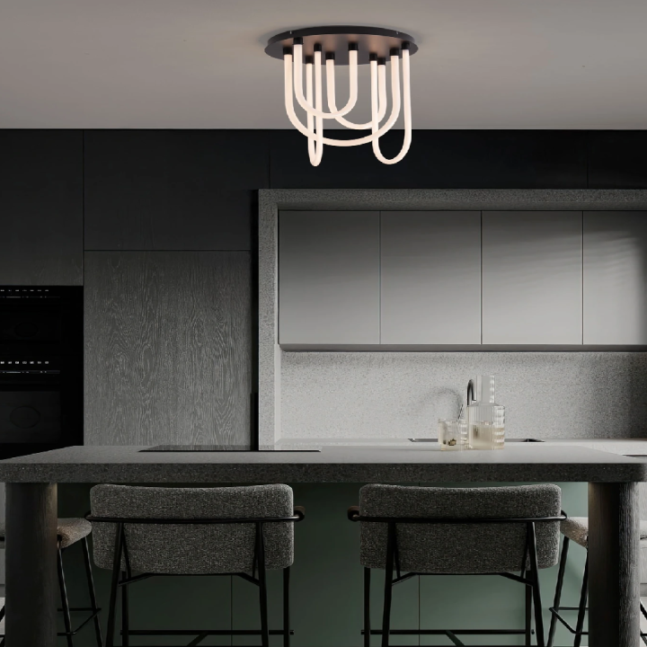 LUCES TABERNAS LE46152 LED ceiling light 55W 3000K 5 illuminated loops