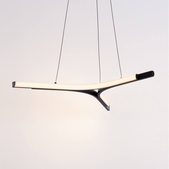 LUCES UJUE LE46227 modern black LED pendant light, 29W, 3000K
