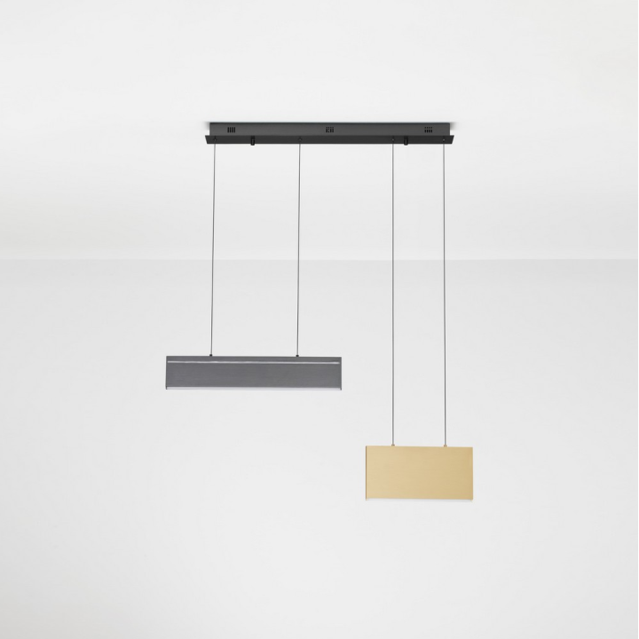 LUCES ARANDA LE45829 w kolorze szczotkowanego złota i czerni LED 7W