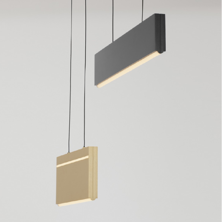 LUCES ARANDA LE45829 w kolorze szczotkowanego złota i czerni LED 7W